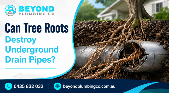 Can Tree Roots Destroy Underground Drain Pipes?
